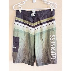 Guinness Official Merchandise Mens Board Shorts Swim Trunks Green Black Small 29